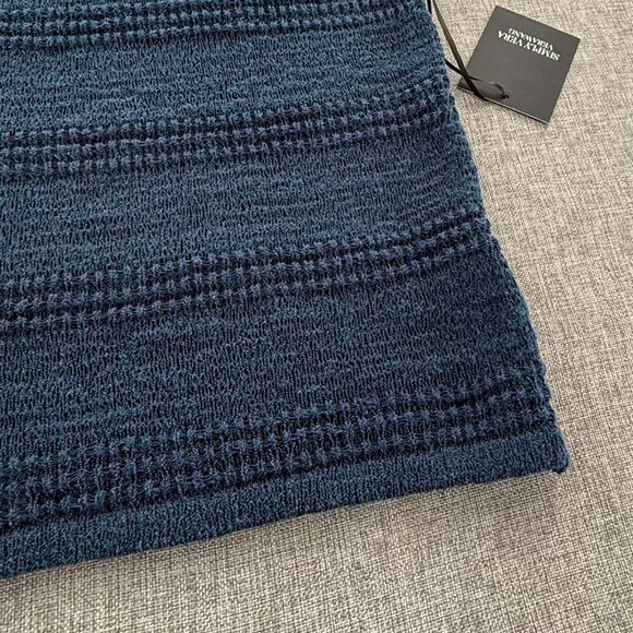 NEW! Simply Vera Wang Crochet Sweater Tank Top Sleeveless XS Round Neck Blue - Picture 6 of 13